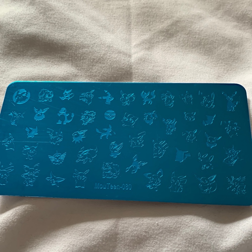 Nail stamp plate - Pokémon characters - new!